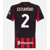 AC Milan Pervis Estupinan #2 Hjemmedrakt Kvinner 2025-26 Kortermet